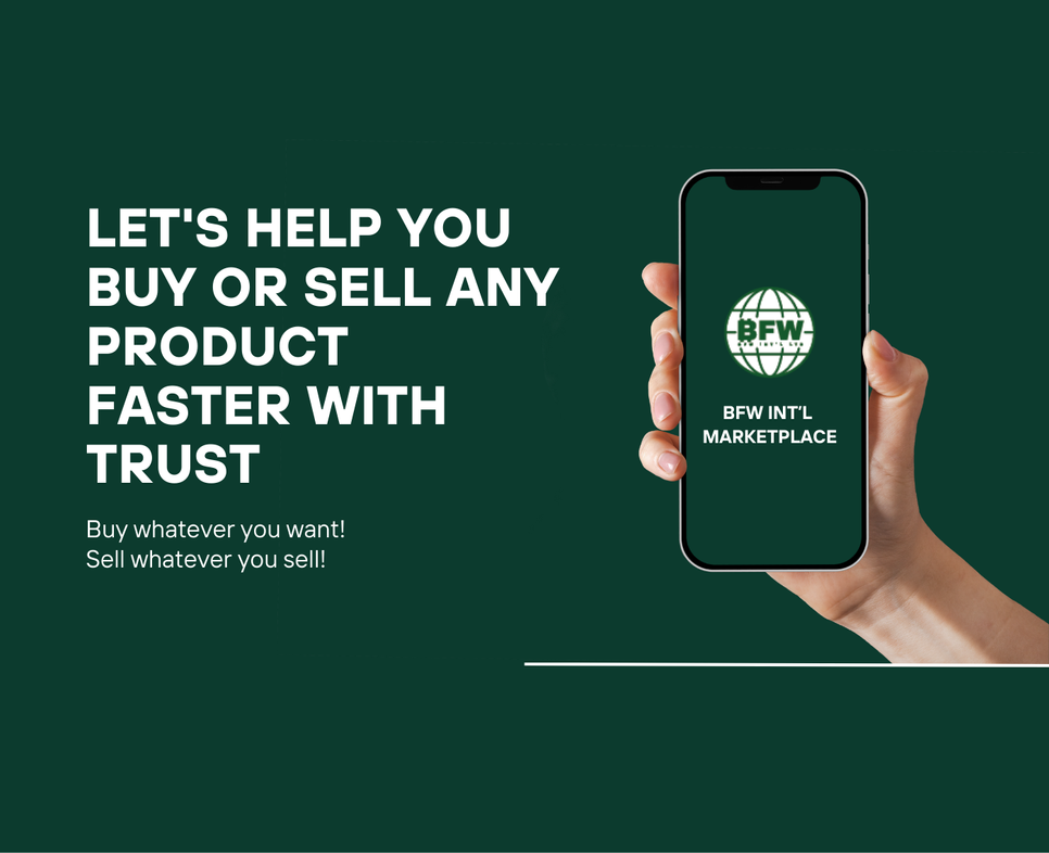 LET'S HELP YOU BUY OR SELL ANY PRODUCT FASTER WITH TRUST